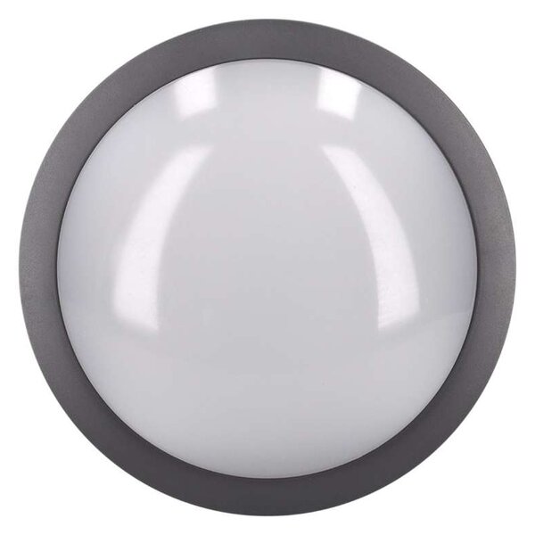 LED venkovní světlo WO781 Siena - kruh 23 cm, šedá