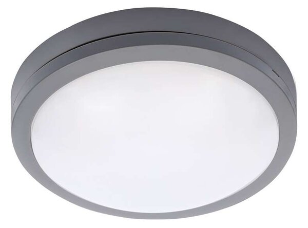 LED venkovní světlo WO781 Siena - kruh 23 cm, šedá
