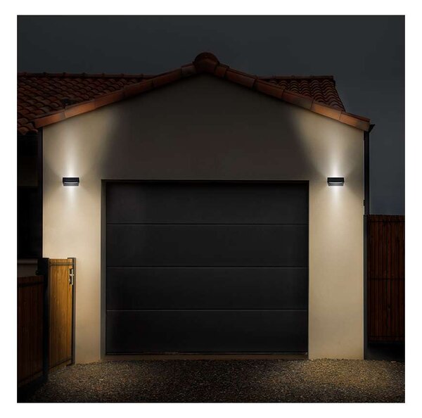 LED venkovní světlo WO806 Ragusa, černá