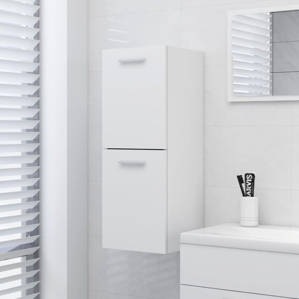 Koupelnová skříňka bílá 30 x 30 x 80 cm dřevotříska