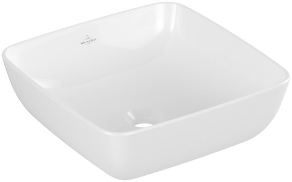 Villeroy & Boch Artis - Umyvadlová mísa na desku 410x410 mm, alpská bílá 41784101