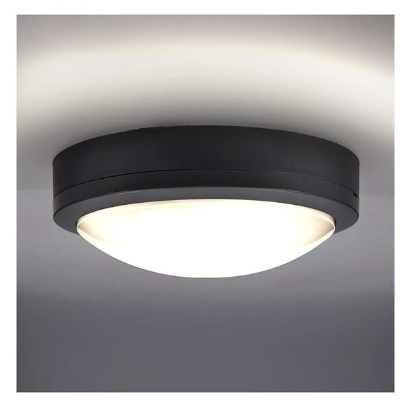 LED venkovní světlo WO781 Siena - kruh 23 cm, šedá