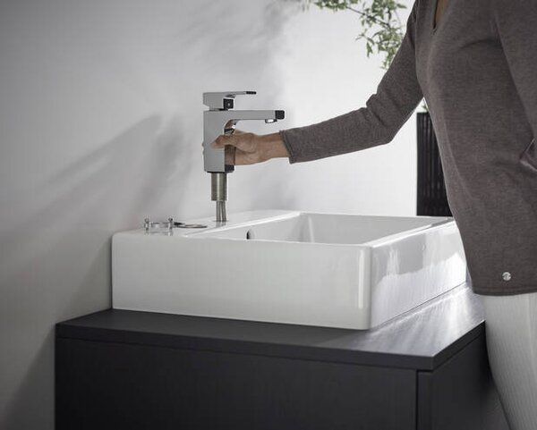 Hansgrohe Vernis Shape - Páková umyvadlová baterie 100 bez odtokové soupravy, chrom 71569000
