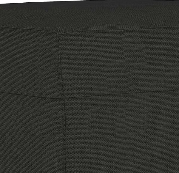 3dílná sedací souprava s poduškami černá textil 3201660