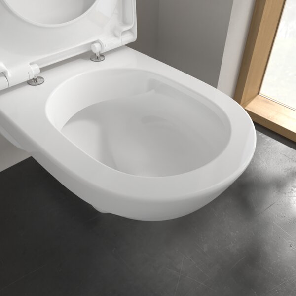 Villeroy & Boch ViCare - Závěsné WC, s DirectFlush, Rimless, alpská bílá 4601R001