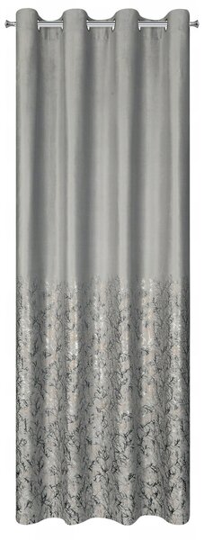 Závěs polozatemňovací s kroužky 140 cm x 250 cm