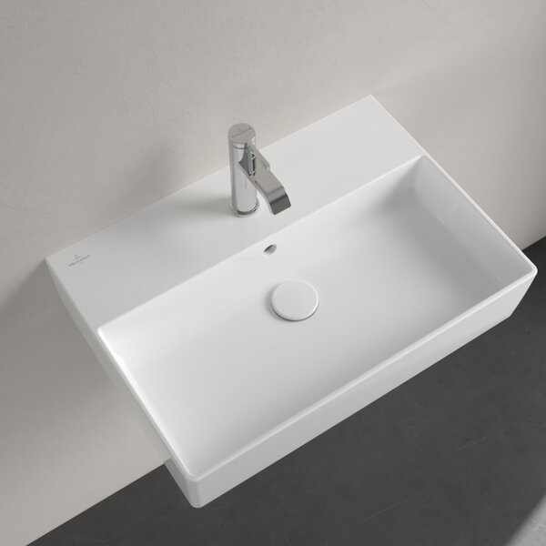 Villeroy & Boch Memento 2.0 - Umyvadlo 600x420 mm, s přepadem, broušené zespodu, alpská bílá CeramicPlus 4A226GR1
