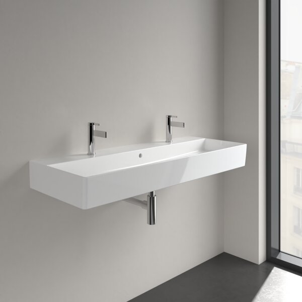 Villeroy & Boch Memento 2.0 - Umyvadlo 1200x470 mm, s přepadem, alpská bílá CeramicPlus 4A22C4R1