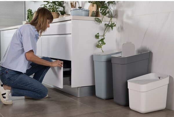 Světle modrá nádoba na kompostovatelný odpad 5 l Ready To Collect – Curver