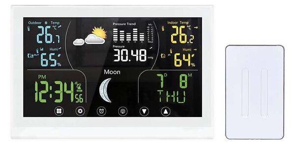 Meteostanice TE110, bílá