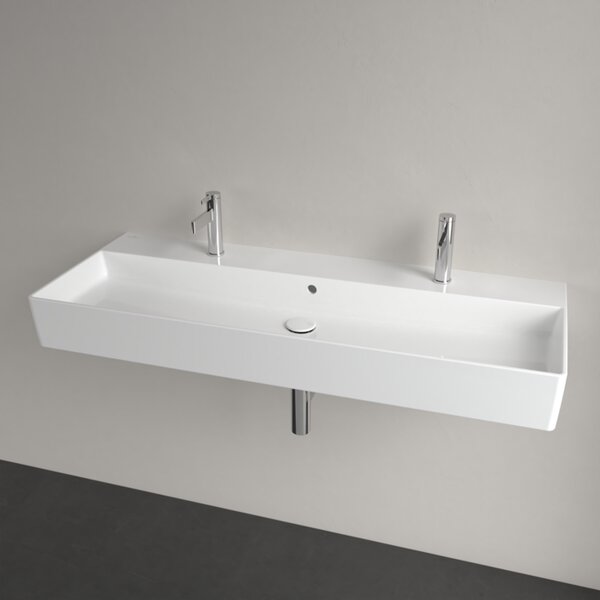 Villeroy & Boch Memento 2.0 - Umyvadlo 1200x470 mm, s přepadem, alpská bílá CeramicPlus 4A22C4R1