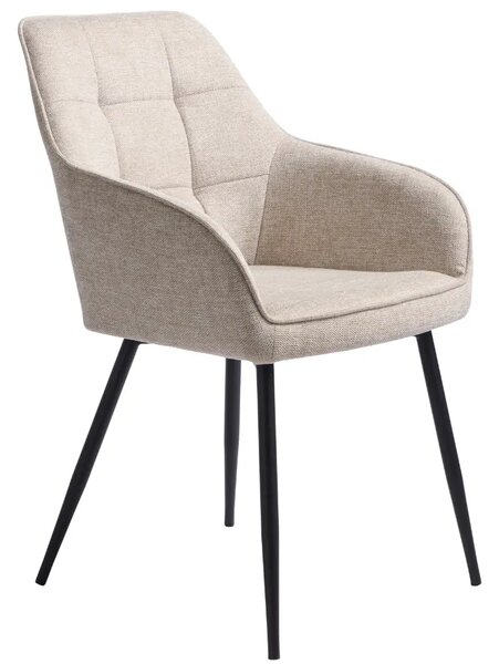 Unique Furniture Béžová čalouněná jídelní židle Nolan