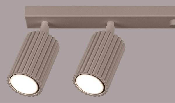 Taupe kovové bodové svítidlo 6,5x117 cm Gleam – Sollux