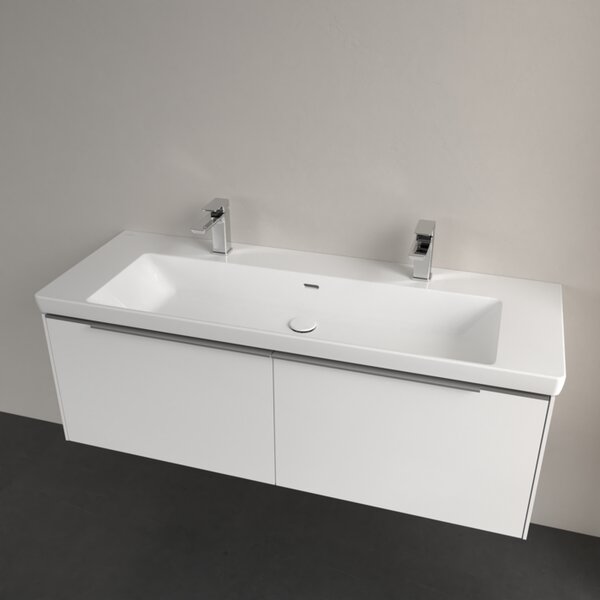 Villeroy & Boch Subway 3.0 - Umyvadlo na skříňku 1300x475 mm, s přepadem, alpská bílá 4A70D401