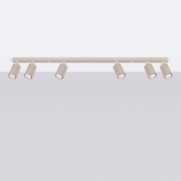 Taupe kovové bodové svítidlo 6,5x117 cm Gleam – Sollux