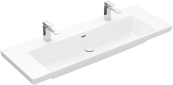 Villeroy & Boch Subway 3.0 - Umyvadlo na skříňku 1300x475 mm, s přepadem, alpská bílá 4A70D401
