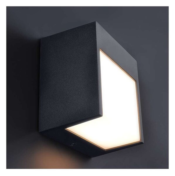 LED venkovní světlo WO812 Terni, černá