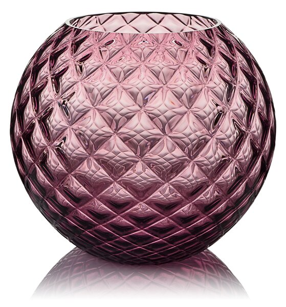 Skloglass Váza DAHLIA 180mm Fialková Barvy: Fialová