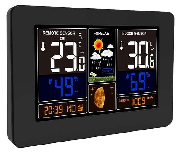 Meteostanice TE81 WiFi, černá