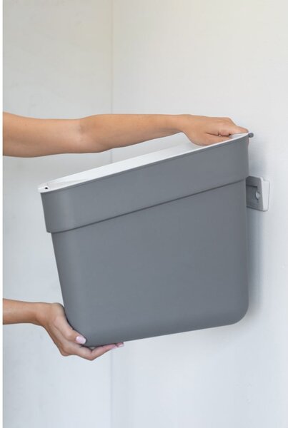 Bílý odpadkový koš na tříděný odpad z recyklovaného plastu 20 l Ready To Collect – Curver