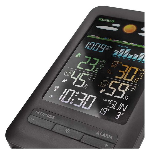 Meteostanice TE87, černá