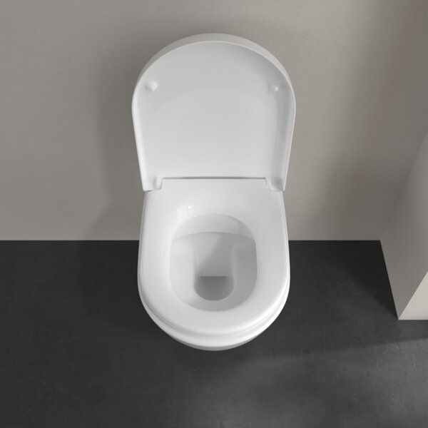 Villeroy & Boch Subway 2.0 - Závěsné WC, Rimless, s DirectFlush, alpská bílá CeramicPlus 5614R0R1