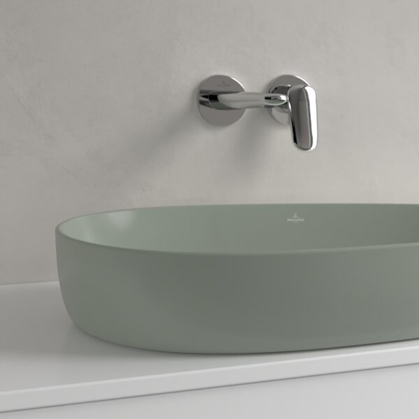 Villeroy & Boch Antao - Umyvadlová mísa 650x400 mm, bez přepadu, Morning Green CeramicPlus 4A7465R8