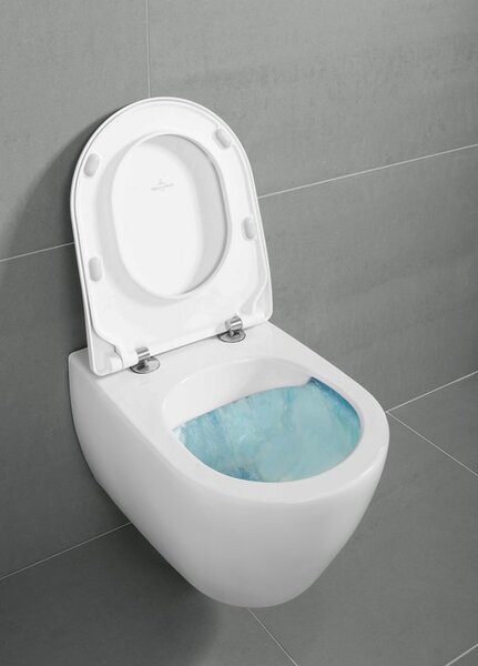 Villeroy & Boch Subway 2.0 - Závěsné WC, Rimless, s DirectFlush, alpská bílá CeramicPlus 5614R0R1
