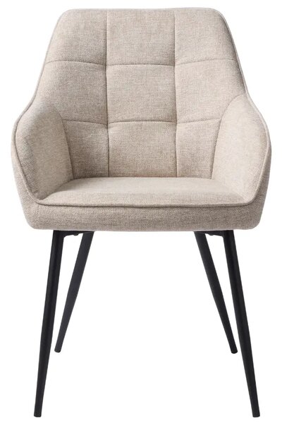 Unique Furniture Béžová čalouněná jídelní židle Nolan