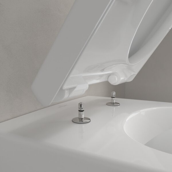 Villeroy & Boch Subway 2.0 - Závěsné WC, Rimless, s DirectFlush, alpská bílá CeramicPlus 5614R0R1
