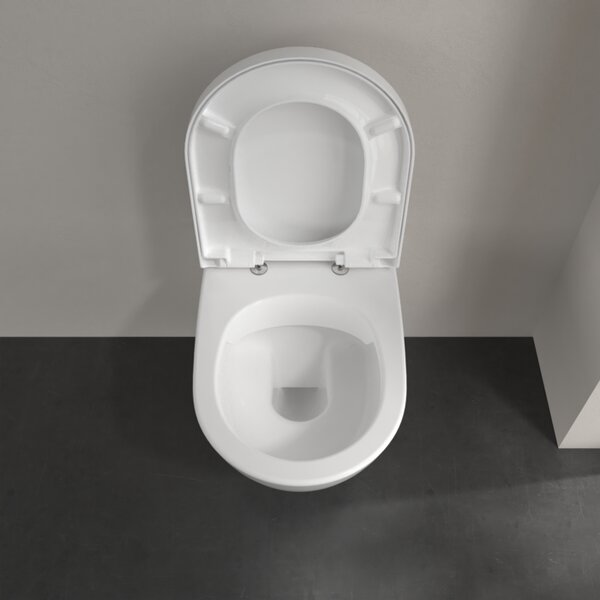 Villeroy & Boch Subway 2.0 - Závěsné WC, Rimless, s DirectFlush, alpská bílá CeramicPlus 5614R0R1