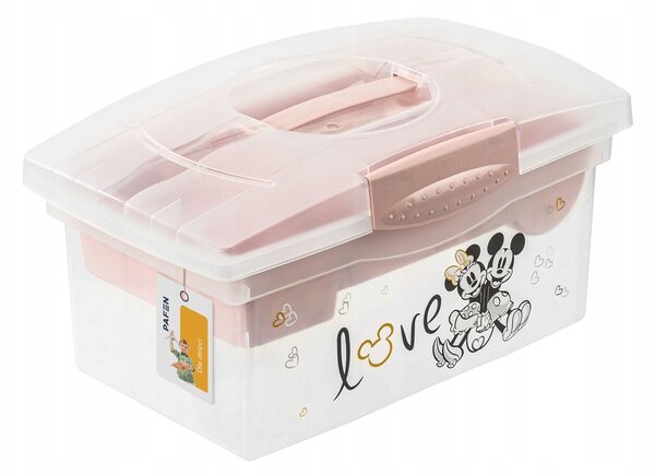 Výsuvný box na hračky, organizér Minnie