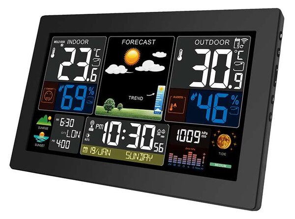 Meteostanice TE81 XL, černá