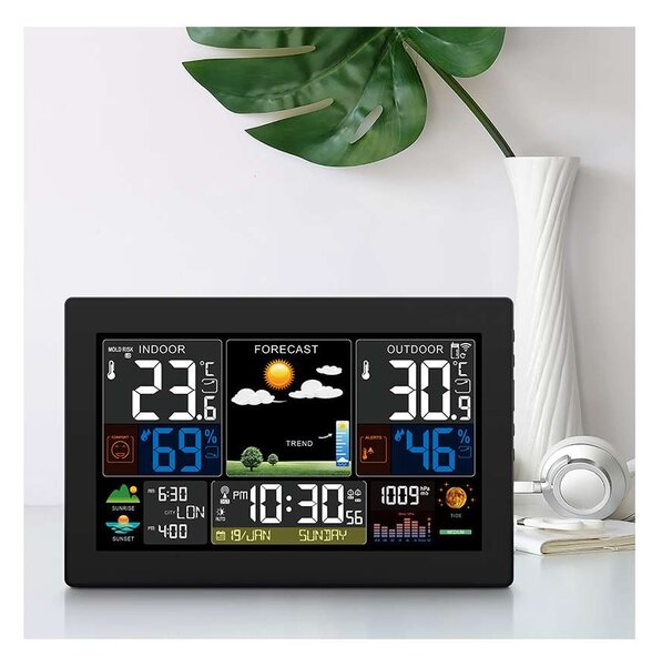 Meteostanice TE81 XL, černá