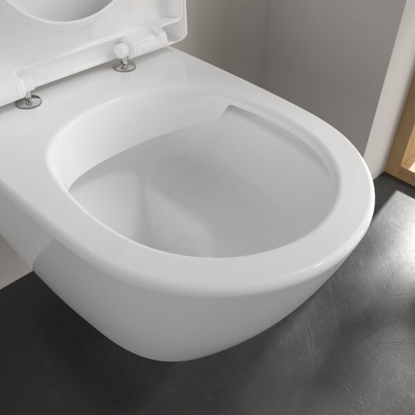 Villeroy & Boch Subway 2.0 - Závěsné WC, Rimless, s DirectFlush, alpská bílá CeramicPlus 5614R0R1