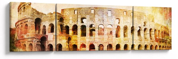 Obraz - Digitální malba, koloseum, Řím, Itálie (170x50 cm)