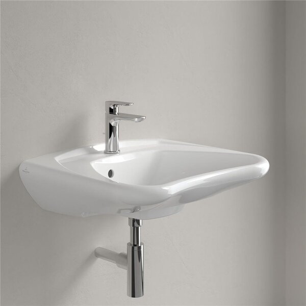 Villeroy & Boch ViCare - Umyvadlo Vita 600x490mm, s otvorem na baterii, s přepadem, alpská bílá 71196301