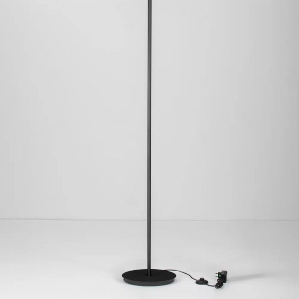Nova Luce Černá kovová stojací LED lampa Adaliz 180 cm