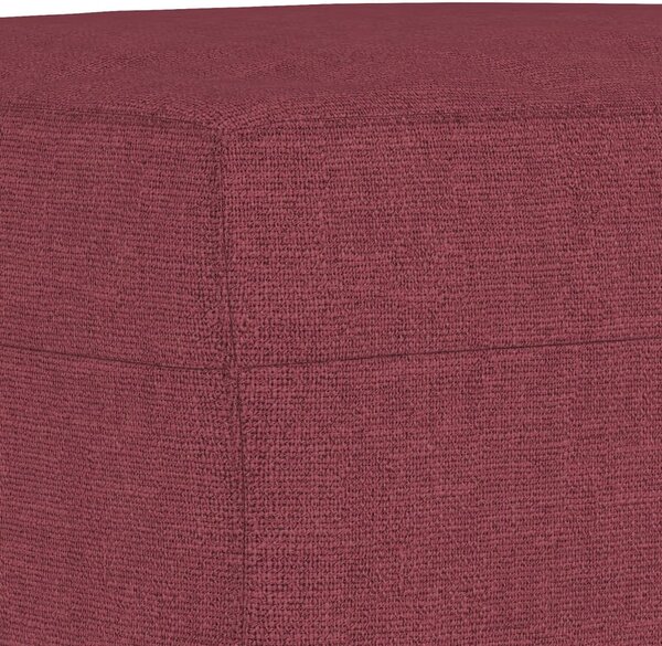 3dílná sedací souprava vínová textil 3201912