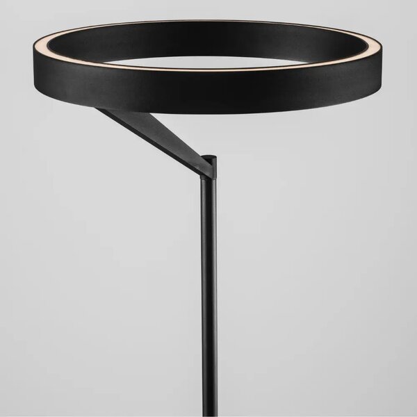 Nova Luce Černá kovová stojací LED lampa Adaliz 180 cm
