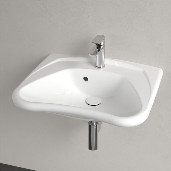 Villeroy & Boch ViCare - Umyvadlo Vita 600x490mm, s otvorem na baterii, s přepadem, alpská bílá 71196301