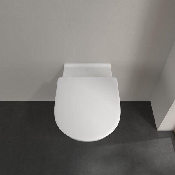 Villeroy & Boch ViCare - WC sedátko s poklopem, QuickRelease, Softclosing, AntiBac, alpská bílá 9M67S1T1