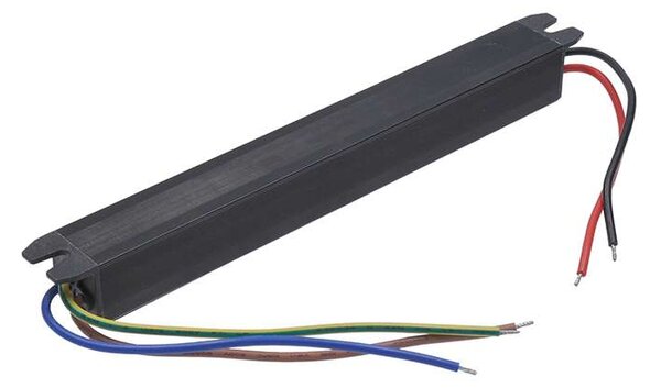 Napájecí zdroj z 230 V na 12 V pro LED osvětlení, 2A, 24W, IP65, šedá