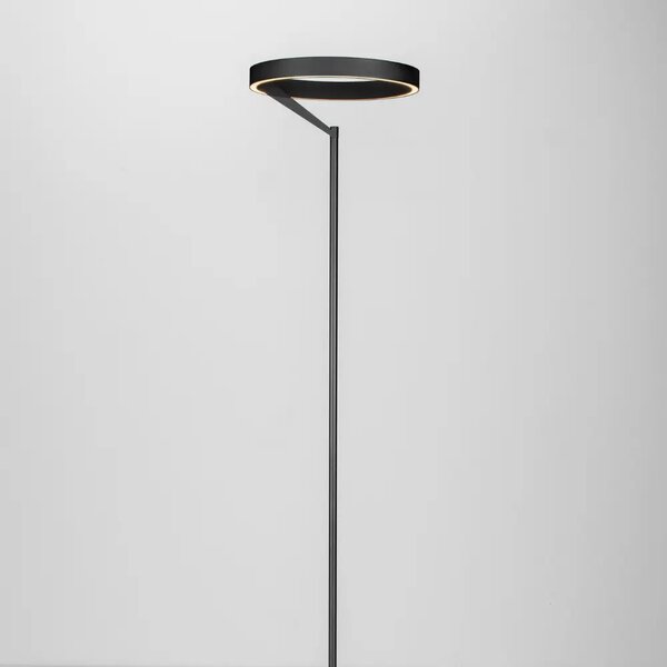 Nova Luce Černá kovová stojací LED lampa Adaliz 180 cm