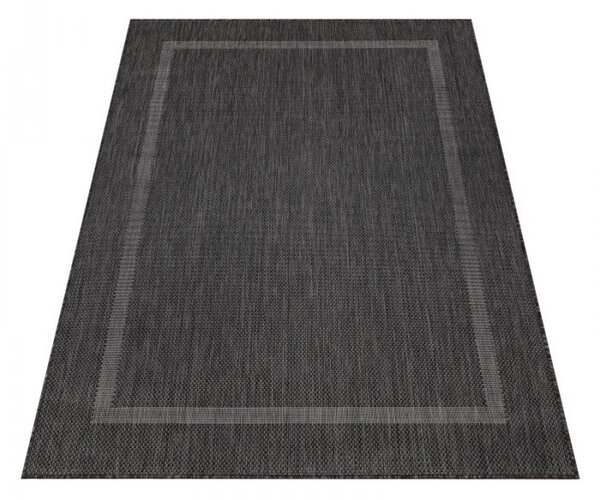 Kusový venkovní koberec Relax 4311 black 60x110 cm