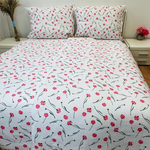 Mušelínové povlečení Valencia 200x140cm+90x70cm TiaHome