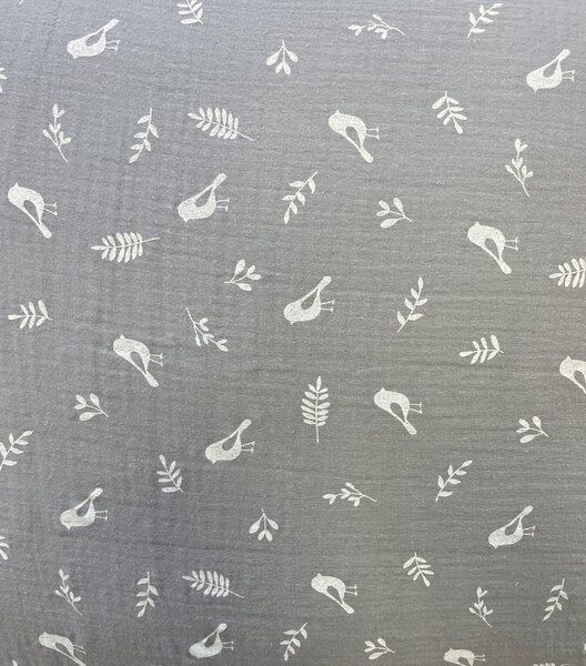 Mušelínové povlečení Bird 140x200cm+90x70cm TiaHome