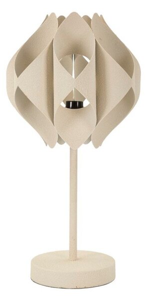 Béžová stolní lampa s kovovým stínidlem (výška 57 cm) Space – Mauro Ferretti