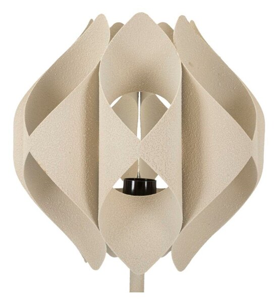 Béžová stolní lampa s kovovým stínidlem (výška 57 cm) Space – Mauro Ferretti