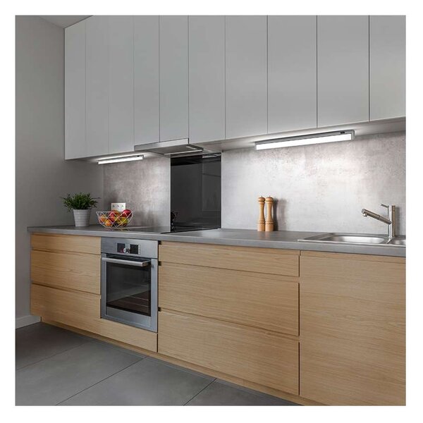 Výklopné LED kuchyňské svítidlo WO215, 58 cm, bílá
